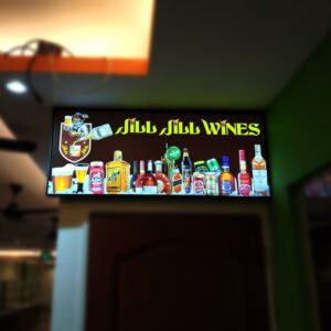 White Backlit Sticker Printing (Light Box)