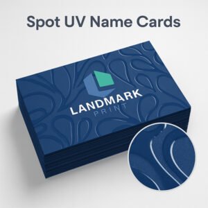 Spot UV Name Card Print