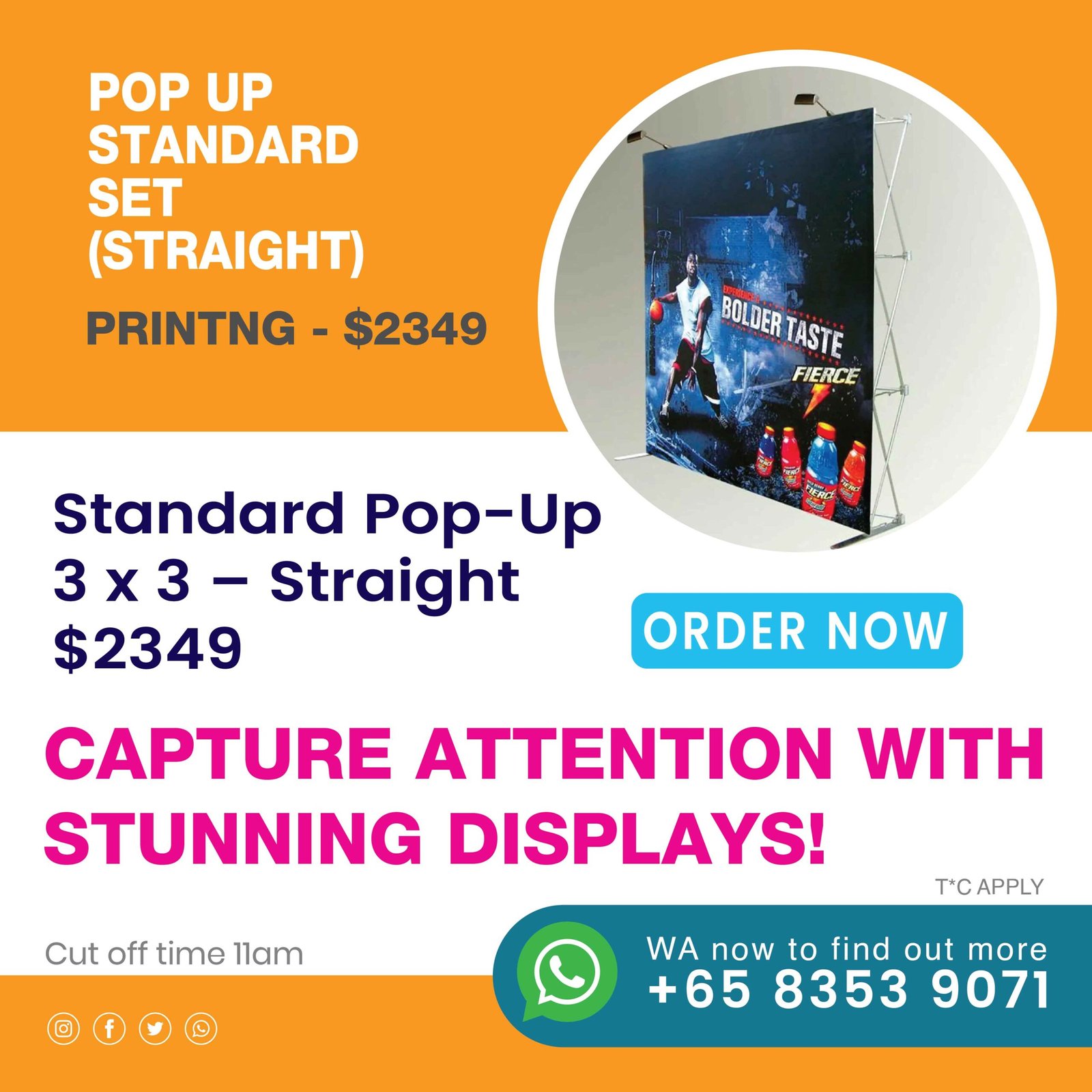 Pop Up Standard SET (Straight)