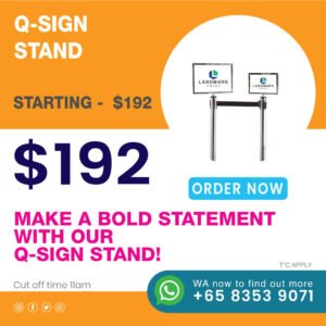 Q-Sign Stand