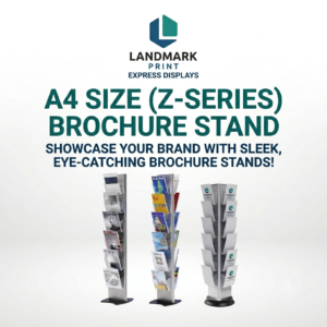 Brochure Stand (Z-Series) – A4 Size