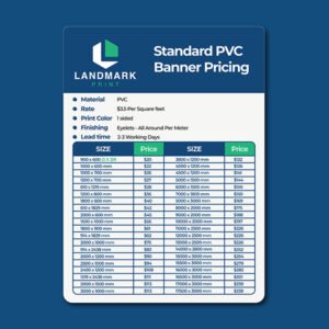 Standard PVC Banner