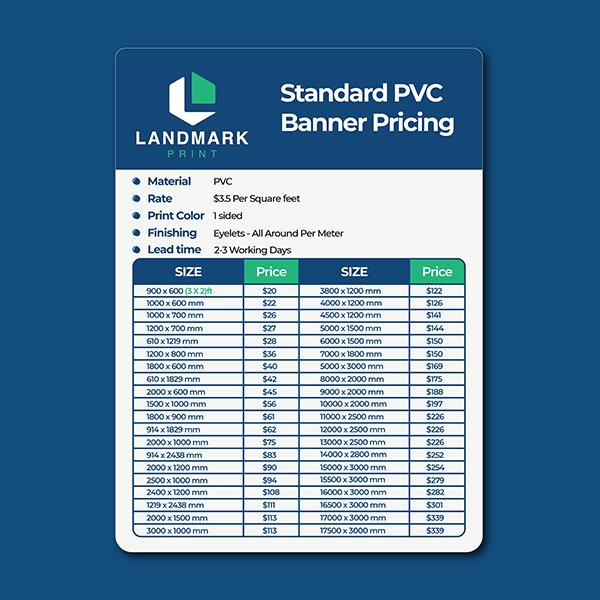 Standard PVC Banner