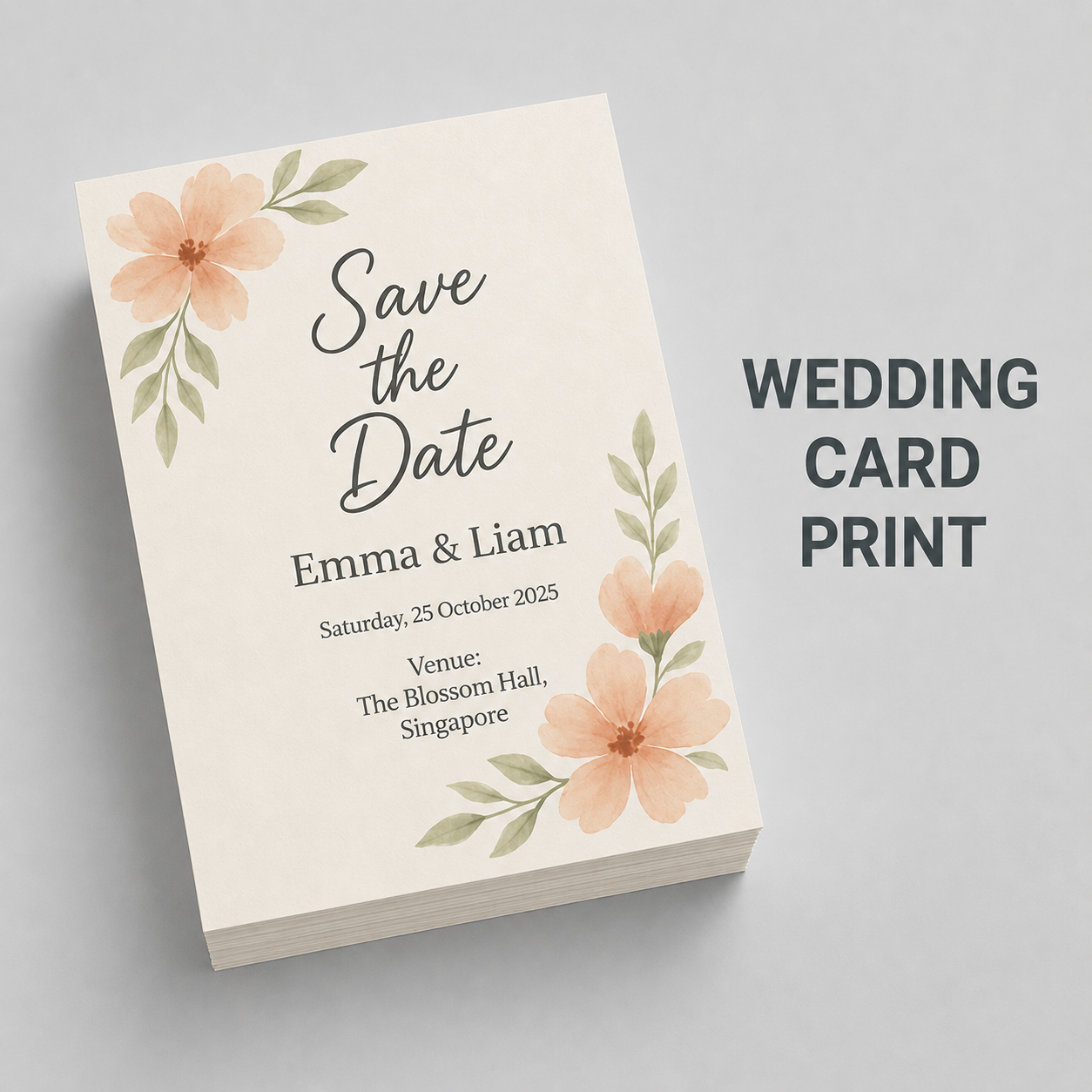 Wedding Card Print