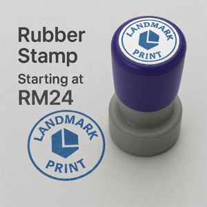 Round Rubber Stamp
