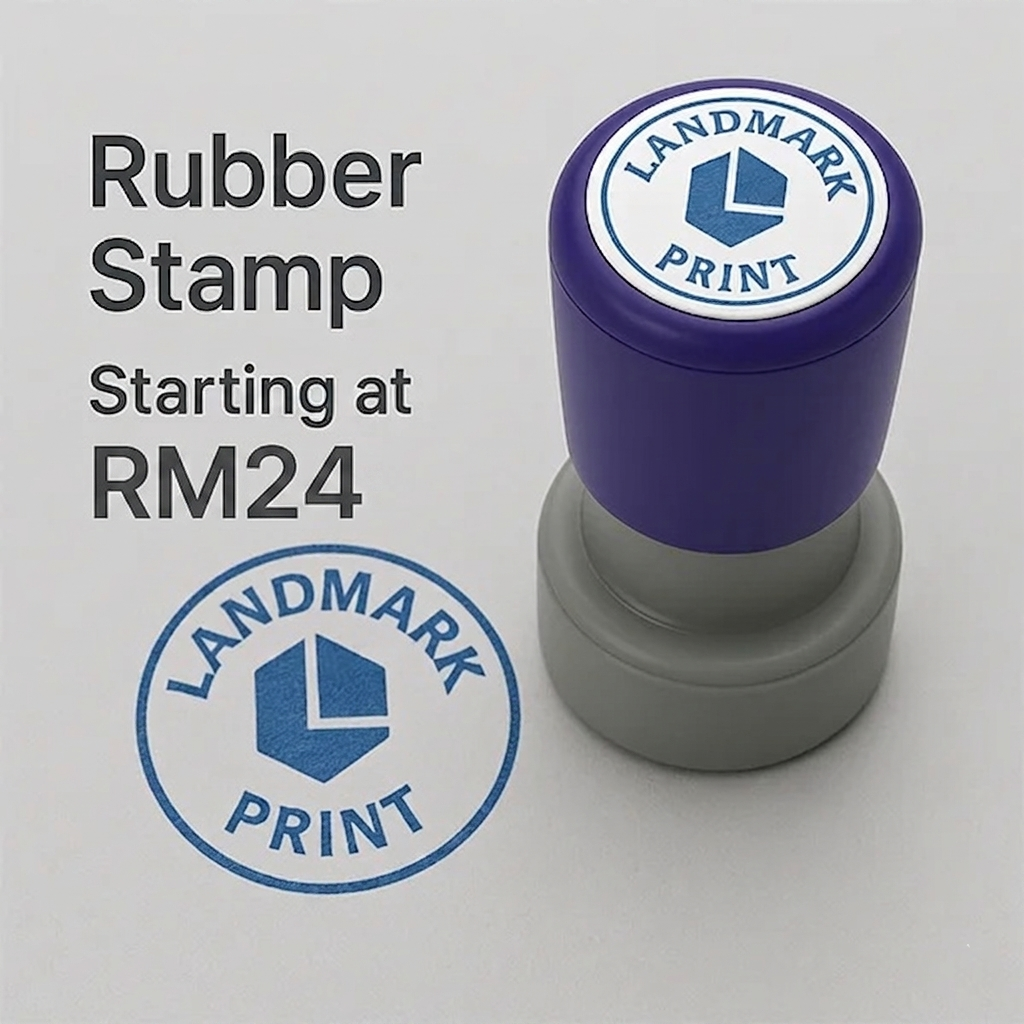 Round Rubber Stamp