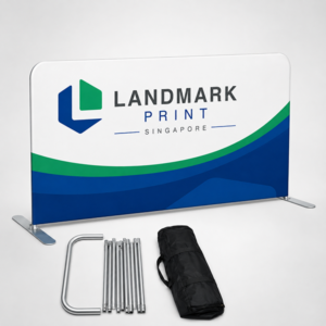 Tension Fabric Barrier Display