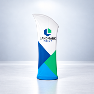Curved Tension Fabric Display Tower